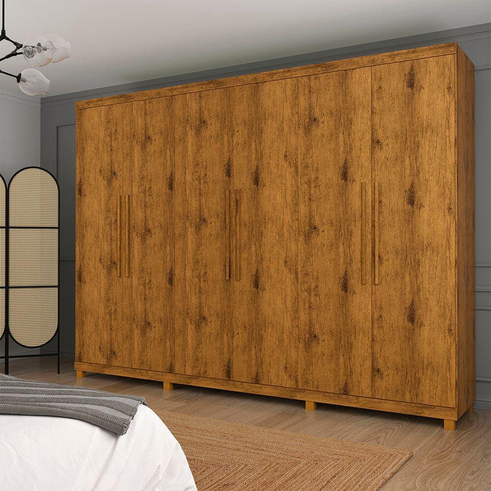 Guarda Roupa Casal 6 Portas Absolut New Madeirado - Gelius
