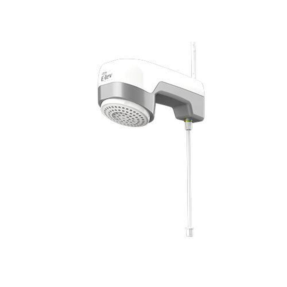 Chuveiro E-Lev 220V7500W - Enerbras Branco/Prata