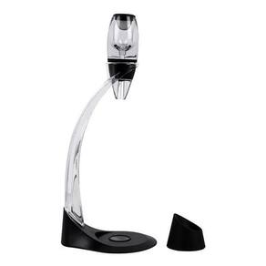 Aerador Para Vinho Em Acrílico E Silicone Com Suporte