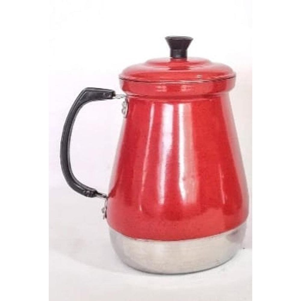 Bule Sem Bico 1L Aluminio Vermelho