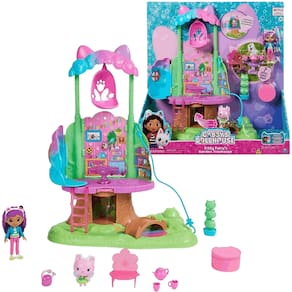 Gabby Dollhouse Casinha na Árvore Kitty Gatinha com Luz