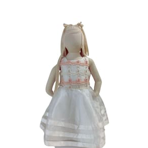 Vestido Festa Batizado Infantil Petit Cherie Branco tam 3