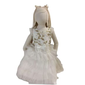 Vestido Festa Batizado Infantil Petit Cherie Luxo Off