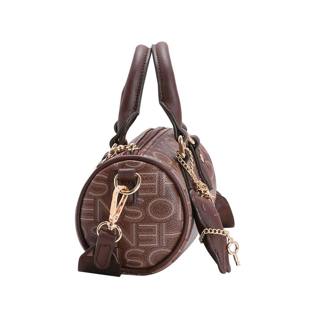 Bolsa Feminina Basic Monograma Mão 3483835 Marrom