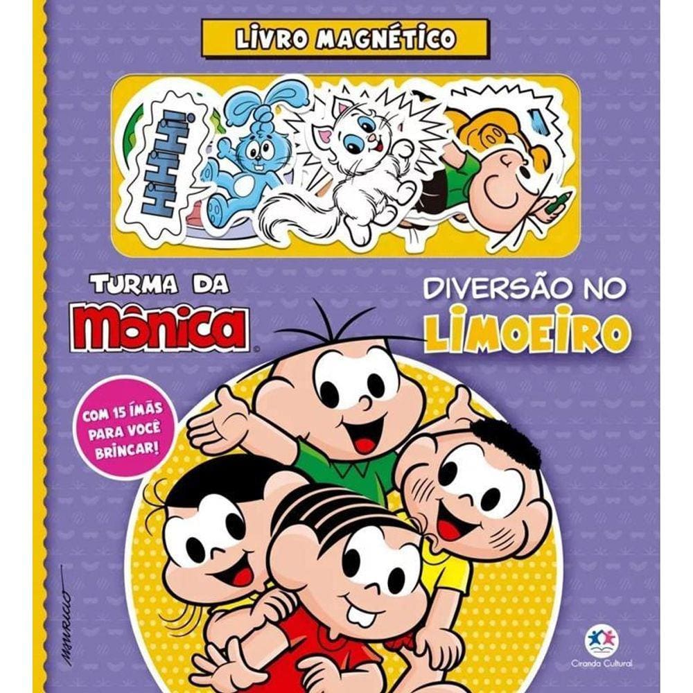 Livro Magnético - Turma Da Mônica - Diversão No Limoeiro