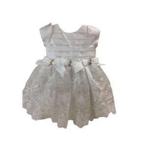 Vestido Festa Batizado Infantil Petit Cherie Off White tam P