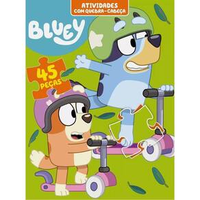 Livro De Atividades Com Quebra-Cabeça - Bluey