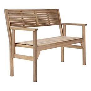 Banco De Madeira Para Jardim 2 Lugares 90X120X55 Cm 160 Kg
