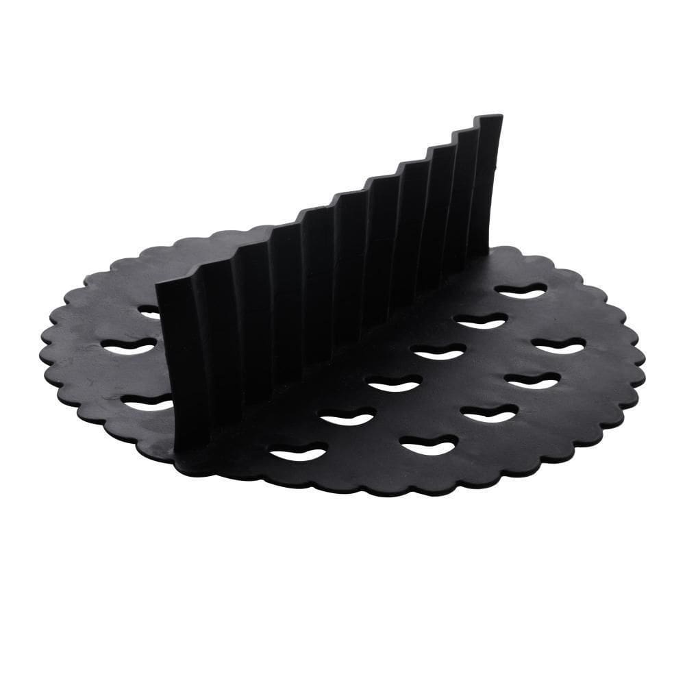 Tapete Protetor Lyor De Silicone Para Air Fryer Preto 18Cm