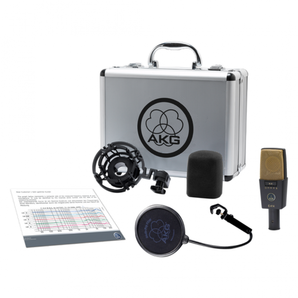 AKG C 414 XLⅡ Microfone Condensador Multipadrão AKG C414 XLII | Casas Bahia