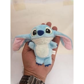 Top Chaveiro Pelúcia Sti Azul- Istiti +/- 11 Cm L I Lo & S T
