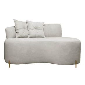 Sofá Orgânico Grécia 2 Lugares 180cm Linho Bouclê Bege SOFA STORE