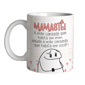 Caneca 325ml Flork Mamastê! A mãe cansada que habita em mim