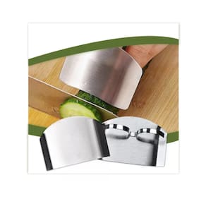 Protetor De Dedos Em Aço Inox Para Cortar Legumes Verduras