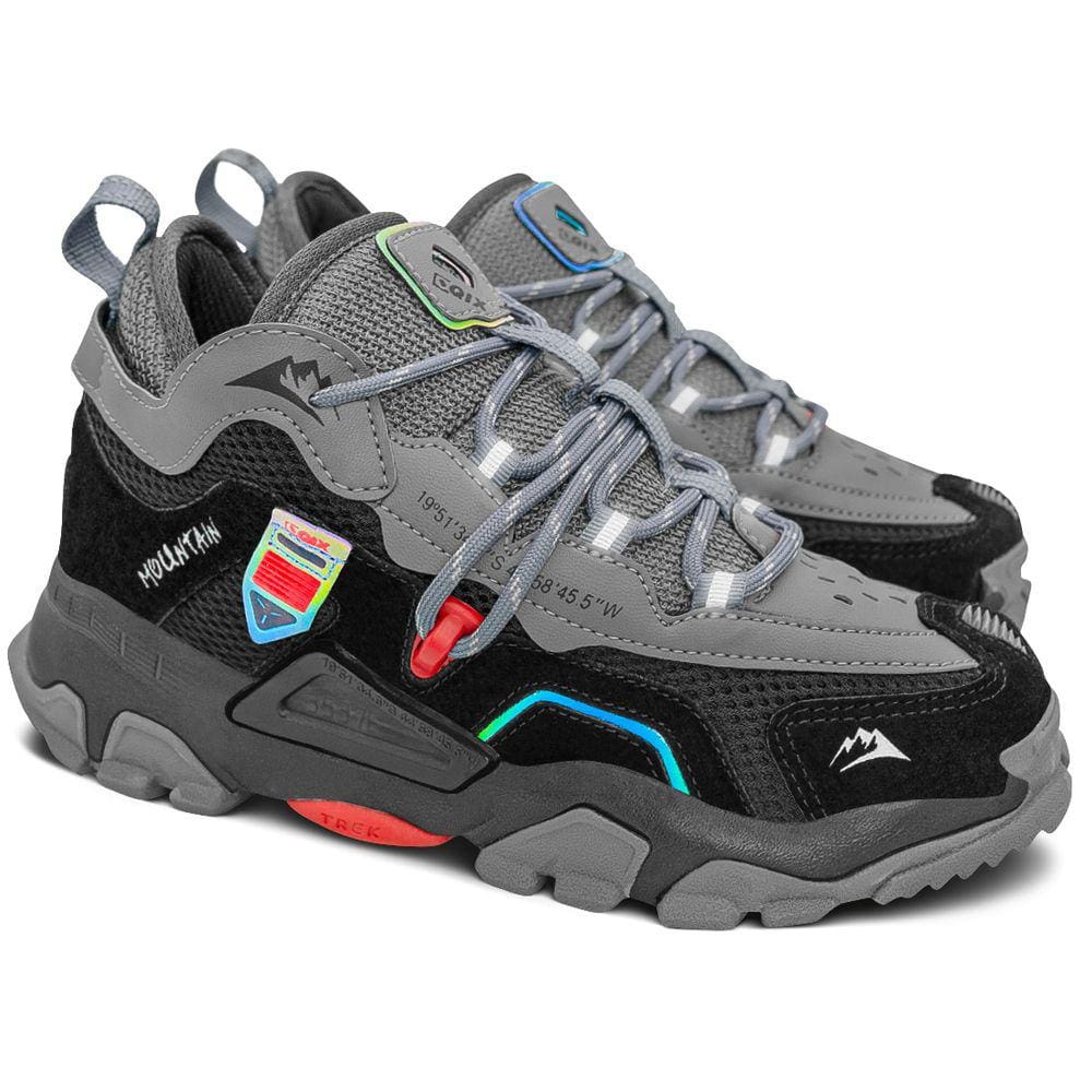 Tênis Qix Mountain Preto Grafite