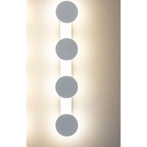 Arandela Ribalta l11cm c66cm a6cm 4xled Integrado 5w 3000k 2000lm Ip20 Branco