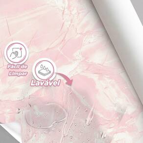 Papel De Parede Painel 3D Mármore Rosa Carrara 2M