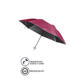 Guarda Chuva Proteção Solar Facinato T3102B Vinho