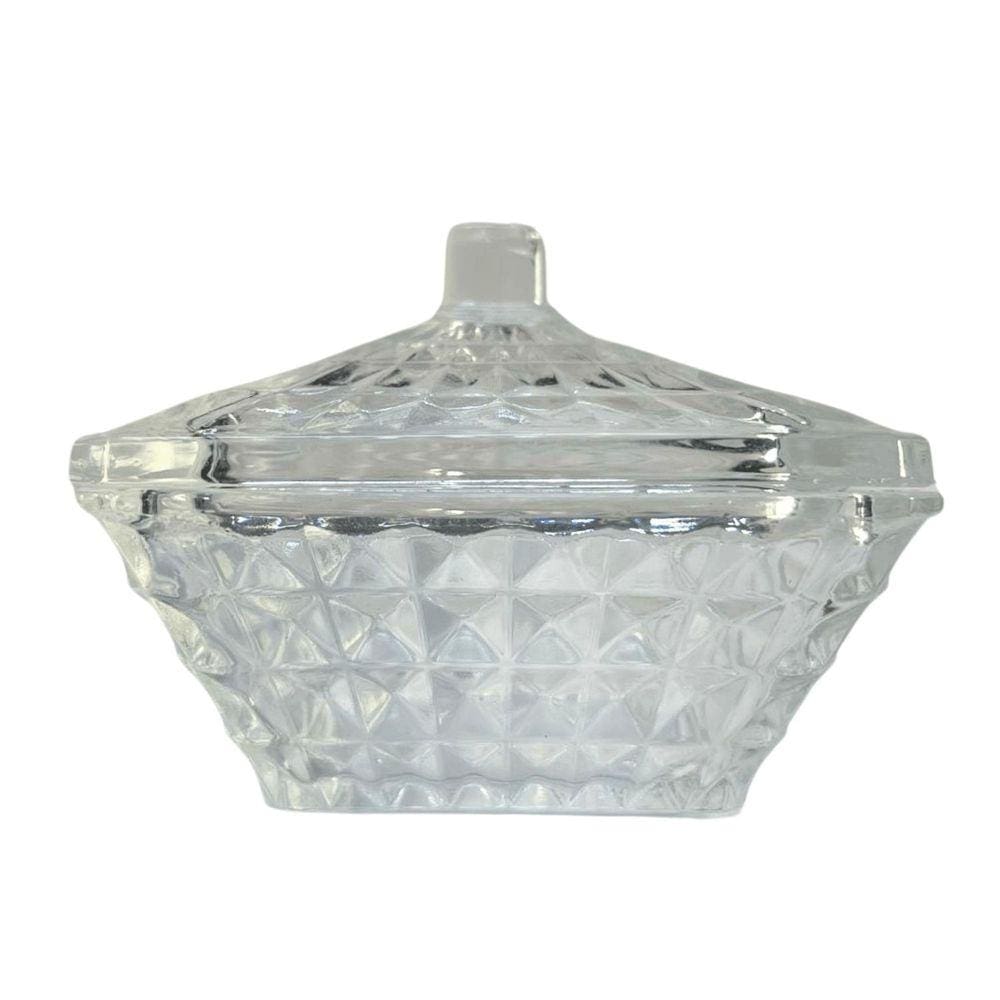 Potiche Mini Bomboniere Vidro Lembrancinha Tampa Decorativo