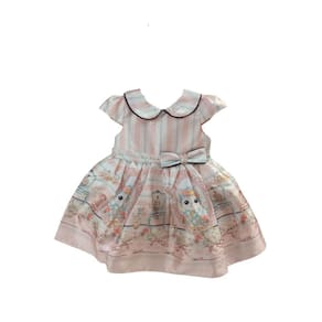 Vestido Festa Infantil Petit Cherie Rosa Luxo tam G