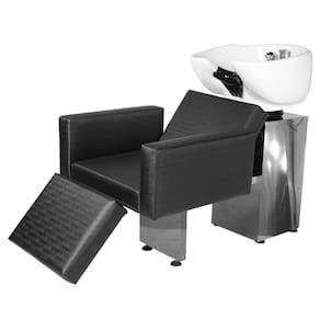 Lavatório Salão de Beleza Evidence Lisa Ap Base Inox Preto