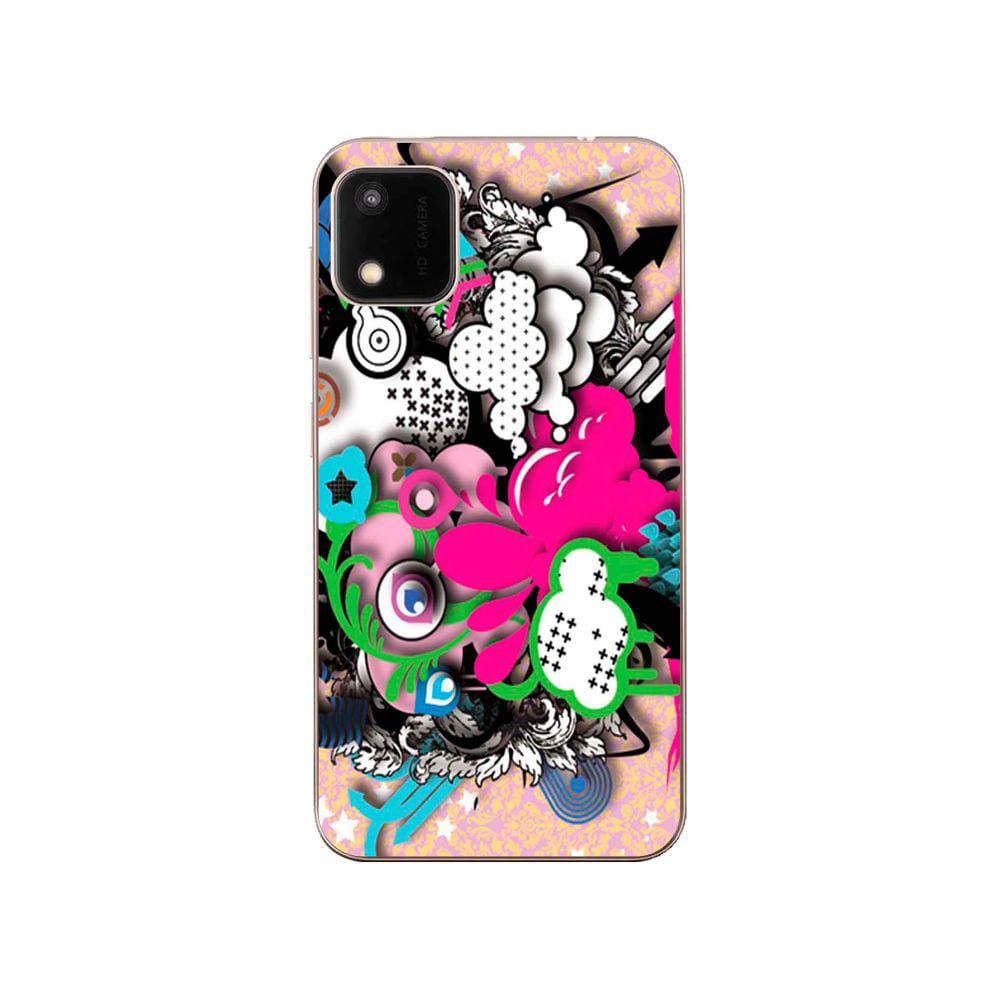 Capa Adesivo Skin104 Verso Para Multilaser E Lite 2