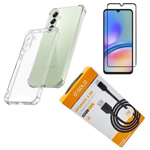 Kit Capinha S24 Ultra + Pelicula 3D + Cabo Tipo-C 2 Metros
