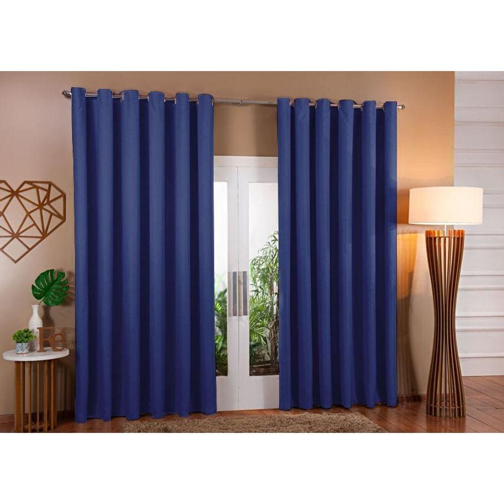 Cortina Blackout Em Tecido Corta Luz 3,00X2,80 Sala E Quarto