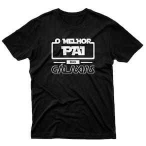 Camiseta Masculina Melhor Pai Da Galaxia Yoda Papai Presente