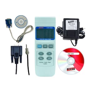 Kit Analisador Cores Digital Escala 400 A 700nm Sensor Acr-1023 Cabo Usb Rs-232 Adaptador Software Portátil Instrutherm