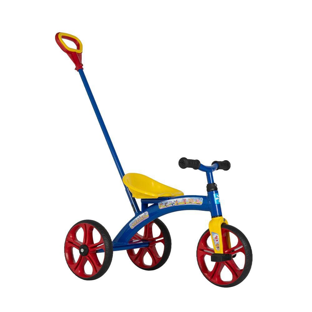Triciclo Infantil Baby Dog 21Kg Selim Guidão Regulável Pneus Emborrachados Verden Bikes