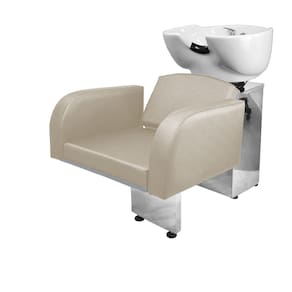 Lavatório Salão de Beleza Destak Base Inox BrancoP
