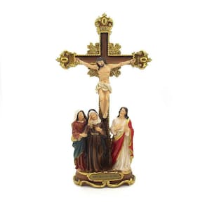 Imagem Cristo Crucificado Maria, Maria Madalena E São João