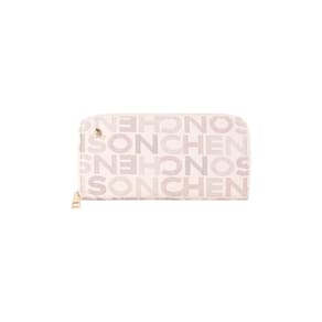 Carteira Feminina Luxo Chenson Monograma 2415186 Bege