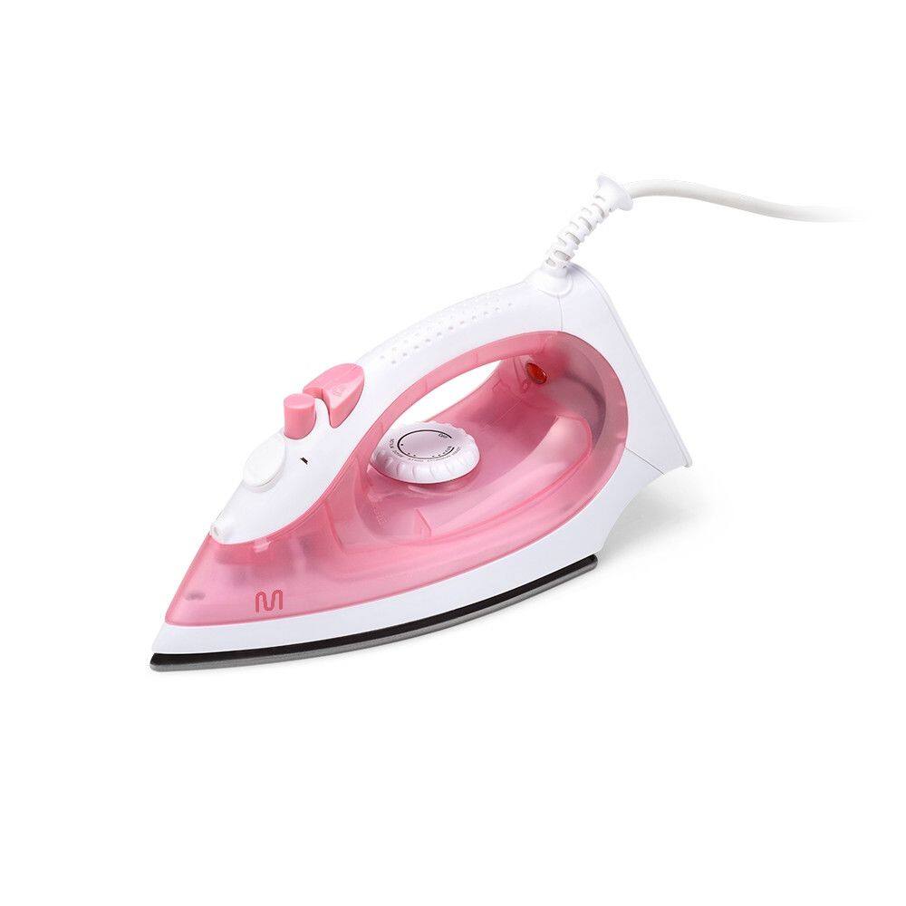 Ferro de Passar Seco e a Vapor Rosa Base Antiaderente 220V C/ Spray Multi Home - HO457