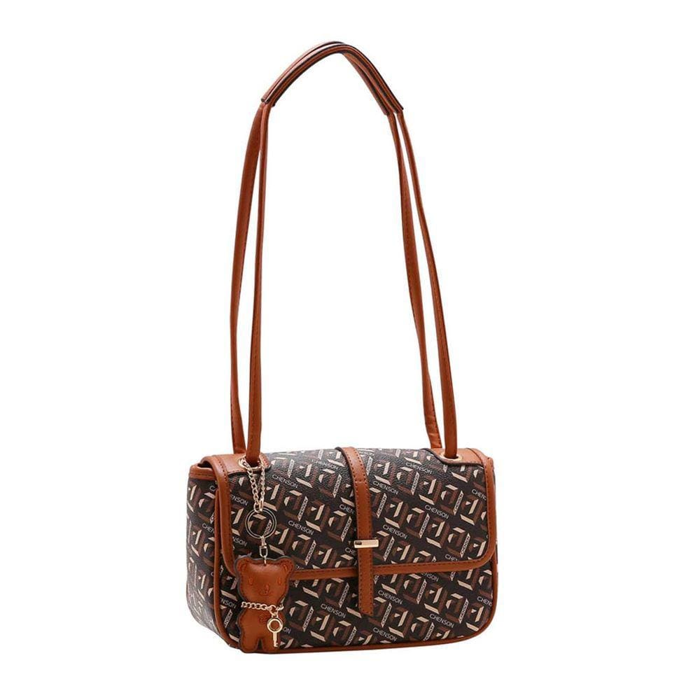Bolsa Feminina Chenson Art Monograma 3483727 Natural