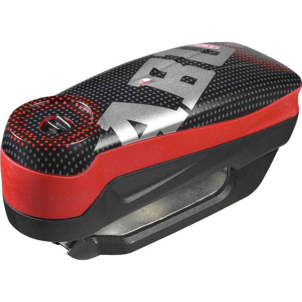 Trava De Disco C/ Alarme Abus Detecto 7000 Rs1 Pixel Vermelh [F016]