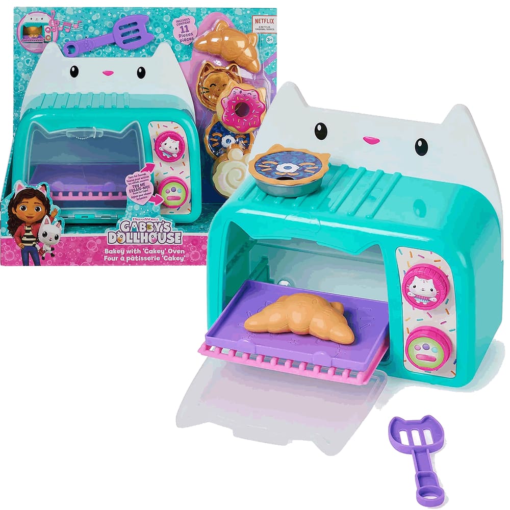 Gabby Dollhouse Forninho do Cakey Cat com Luz e Som