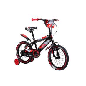 Bicicleta Infantil Sport Pro Aventura aro 16 Vermelha com rodinhas e paralamas