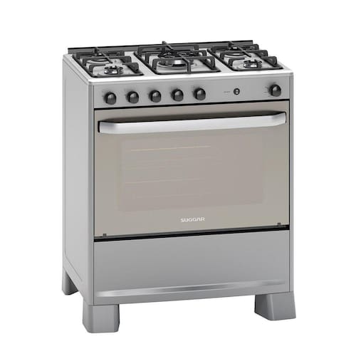 imagem-Fogão Select Prata Mesa Inox 5 Queimadores Bivolt FGISL510PRIX Suggar