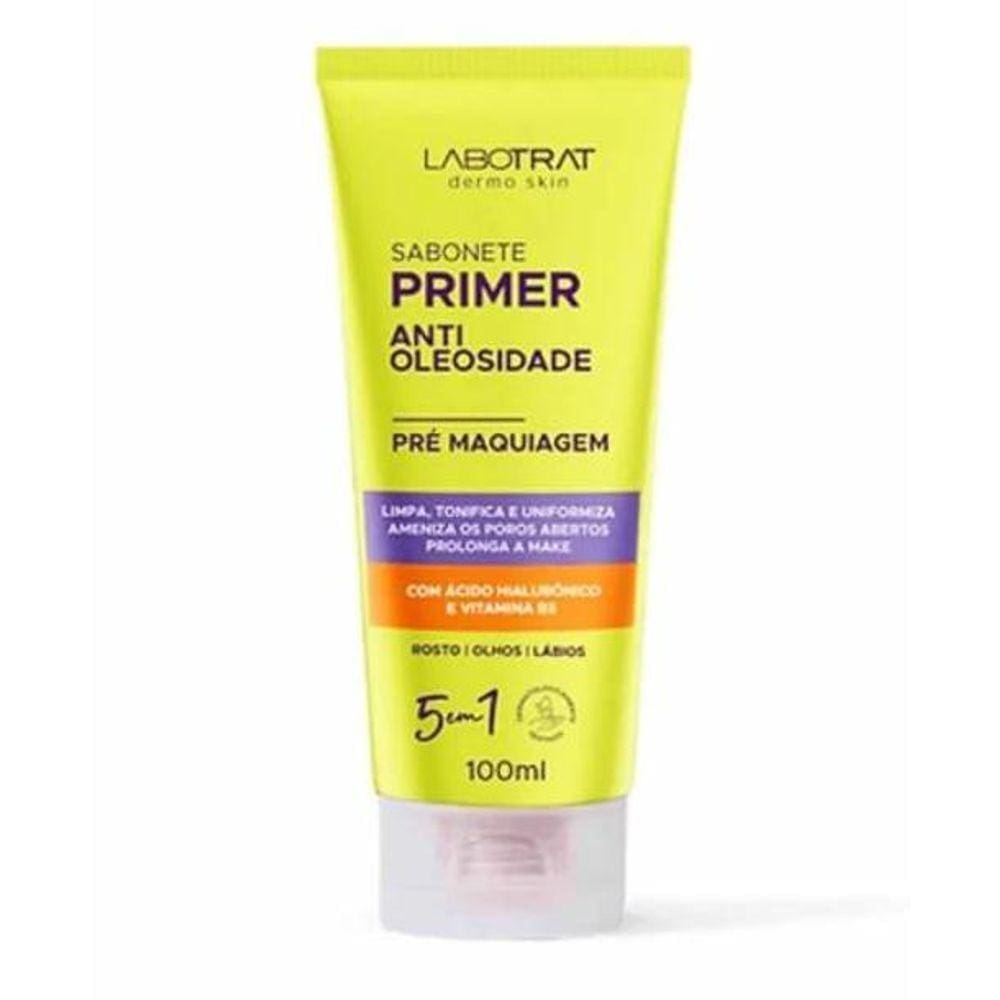 Sabonete Primer Anti Oleosidade Pré Maquiagem 100Ml - Labotr