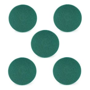 5 Disco British Verde 350Mm Enceradeira Para Limpeza Piso