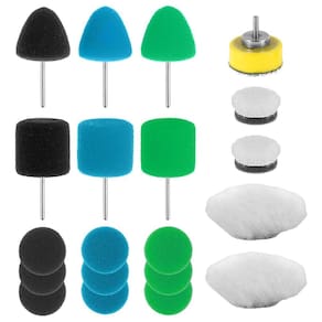 Kit Completo Polimento Esponja Boina 20 Peças Micro Retífica