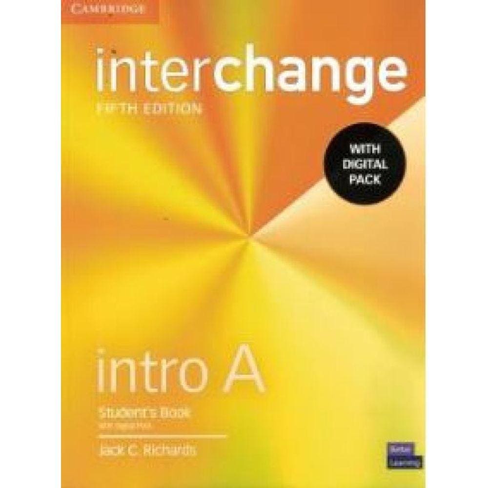 Interchange Intro Students Book A W/Digital Pack 5Ed