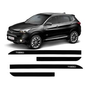 Friso Escrita Cromada Chery Tiggo 7 Preto Metálico