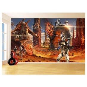 Papel De Parede Star Wars Stormtroopers Guerra 3,5M Stw11