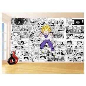 Papel De Parede 3D Dragon Ball Vegeta Anime 3,5M Dbz698