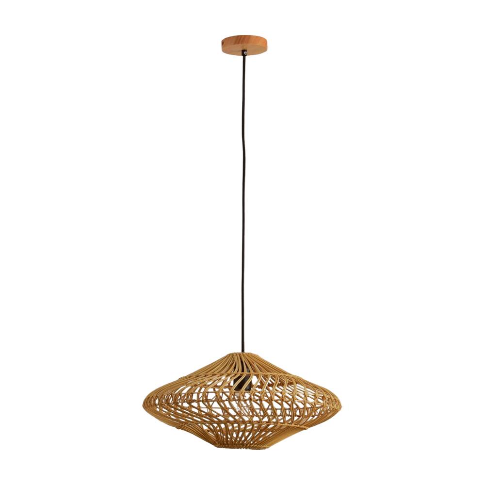 Pendente Ôtaki D40cm Rattan - 3 Metros De Cabo