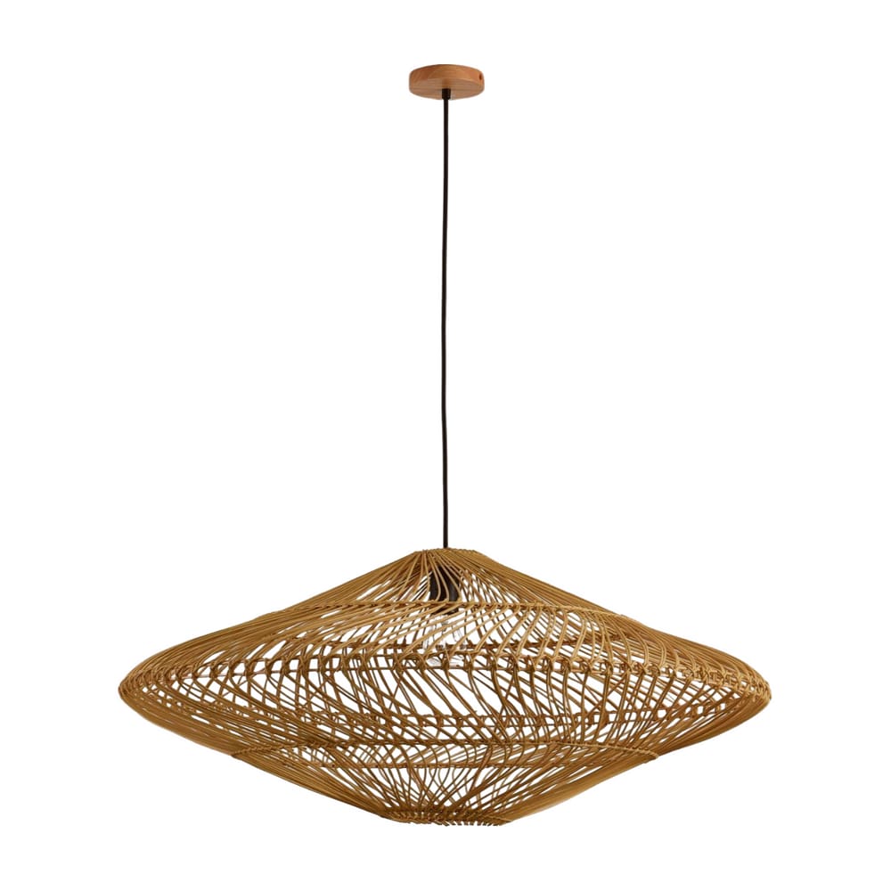 Pendente Ôtaki D80cm Rattan - 3 Metros De Cabo