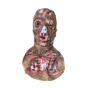 Máscara Zumbi Assustador Terror Látex Halloween Fantasia